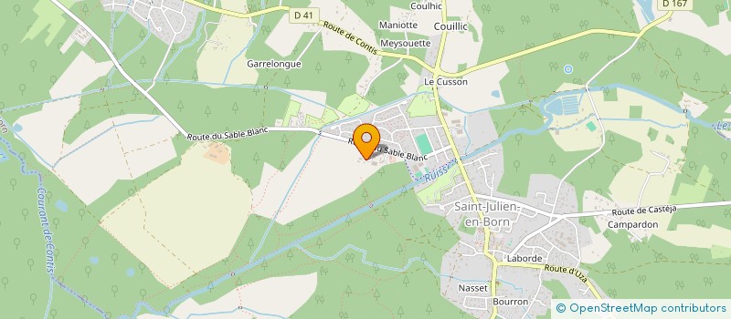 localisation de l'entreprise AXOBOISDESIGN  SAINT-JULIEN-EN-BORN