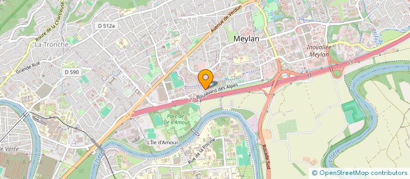 localisation de l'entreprise AXOFT EUROPE à MEYLAN