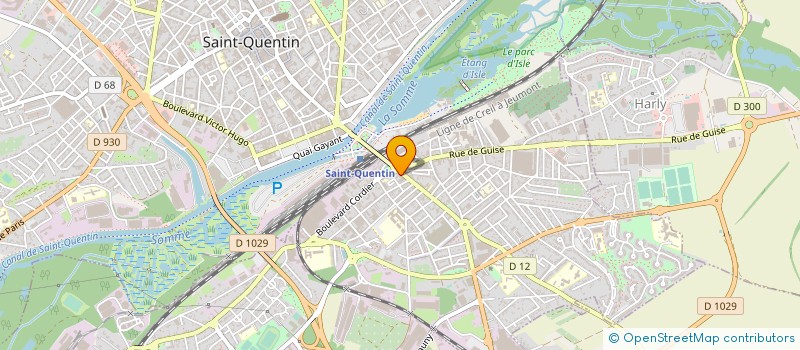 localisation de l'entreprise AXOGEEK à SAINT-QUENTIN