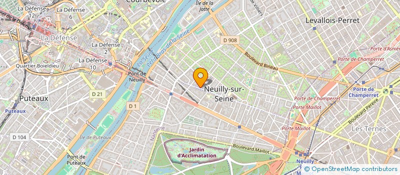 localisation de l'entreprise AXOLINK à NEUILLY-SUR-SEINE