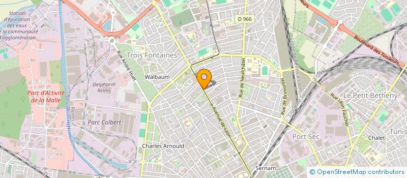 localisation de l'entreprise AXOLOT  REIMS