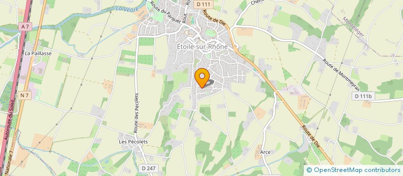 localisation de l'entreprise AXOLOTL  ETOILE-SUR-RHONE