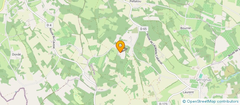 localisation de l'entreprise AXOLOTL  SERIGNAC