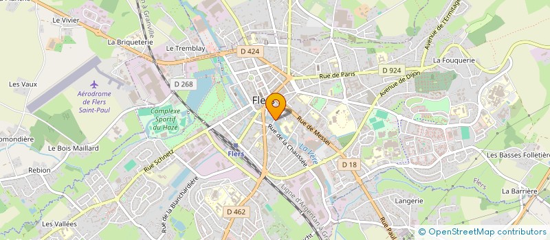 localisation de l'entreprise AXOLOTL à FLERS