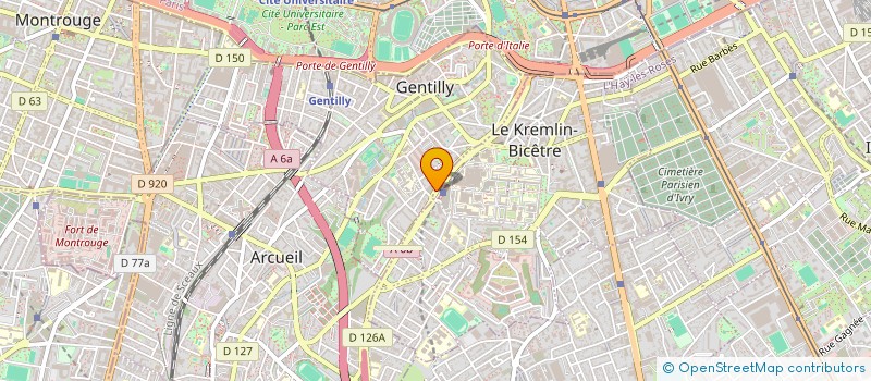 localisation de l'entreprise AXOLYTE à GENTILLY