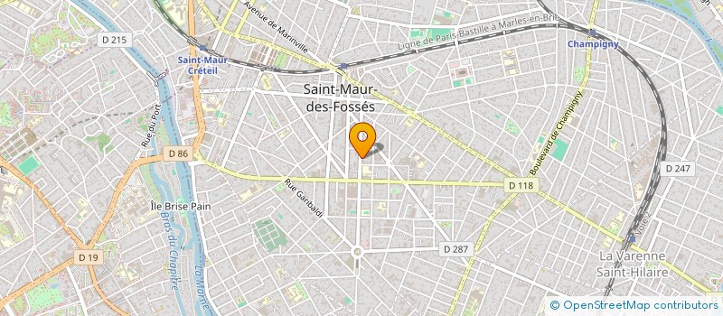 localisation de l'entreprise AXOM à SAINT-MAUR-DES-FOSSES