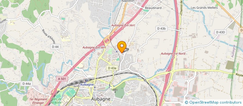 localisation de l'entreprise AXOM à AUBAGNE
