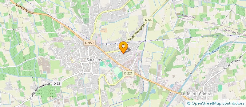 localisation de l'entreprise AXOMEGA SARL  SARRIANS