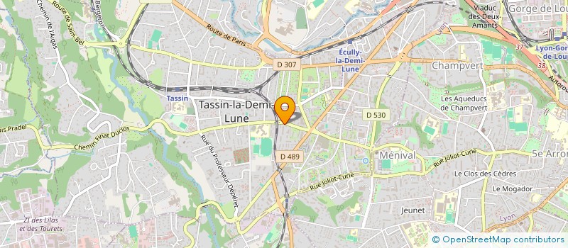 localisation de l'entreprise AXOMOTIC à TASSIN-LA-DEMI-LUNE