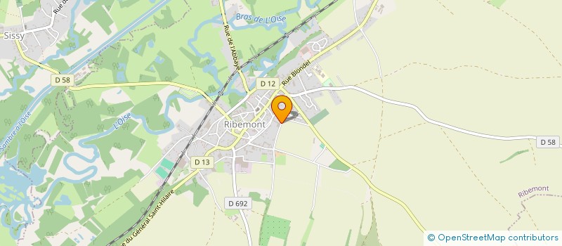 localisation de l'entreprise AXON'TRANS  BERTHENICOURT