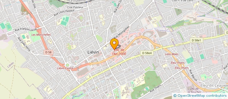localisation de l'entreprise AXONE à PARIS