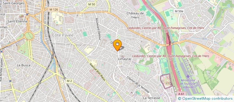 localisation de l'entreprise AXONE  TOULOUSE