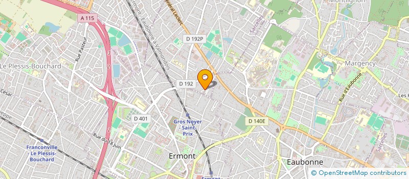 localisation de l'entreprise AXONE CONSULTING à SAINT-PRIX