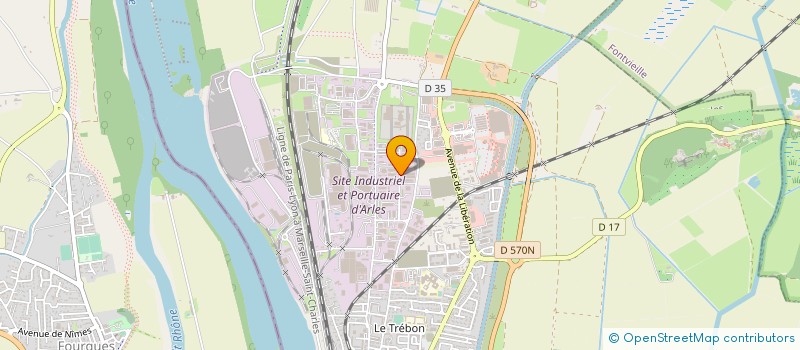localisation de l'entreprise AXONE INDUSTRIES à ARLES