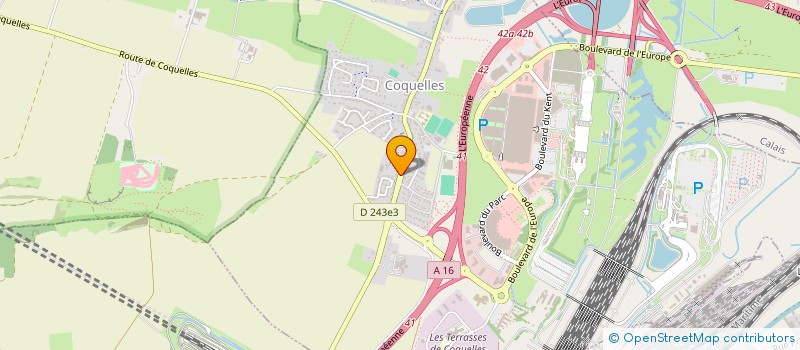 localisation de l'entreprise AXONE PATRIMOINE  COQUELLES