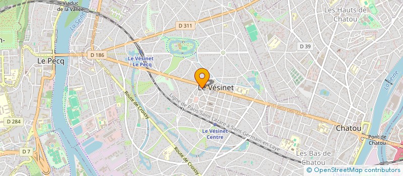 localisation de l'entreprise AXONE PRIVILEGE NO 0716 à LE VESINET