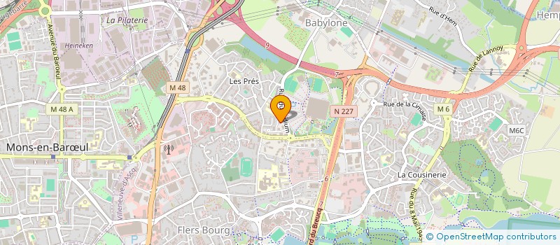 localisation de l'entreprise AXONEO à LEZENNES