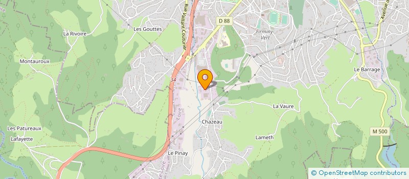 localisation de l'entreprise AXONO à FIRMINY