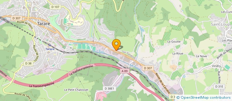 localisation de l'entreprise AXONYME  VINDRY-SUR-TURDINE