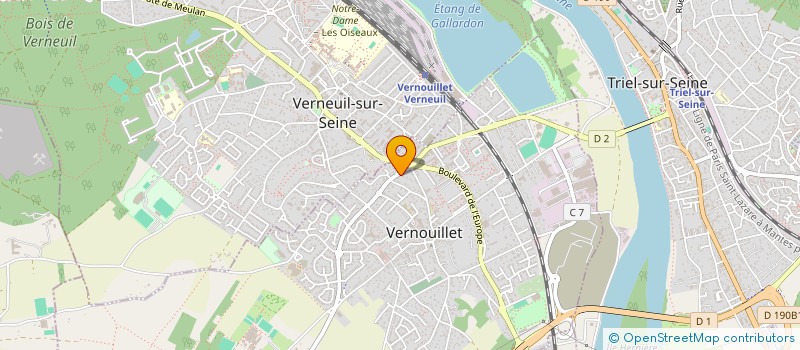 localisation de l'entreprise AXOPHARM à VERNOUILLET