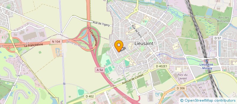 localisation de l'entreprise AXORDI  LIEUSAINT