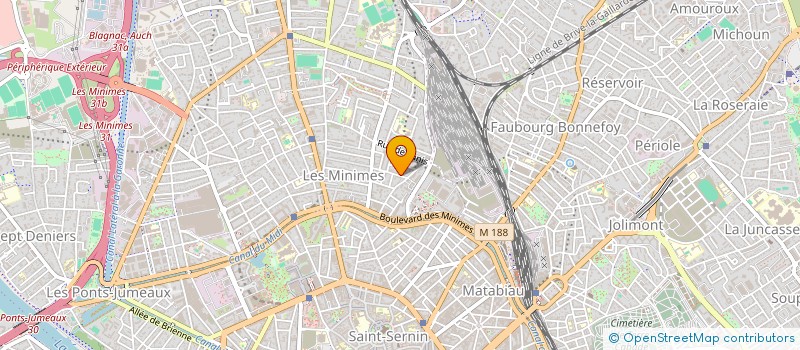 localisation de l'entreprise AXORIMMO à TOULOUSE