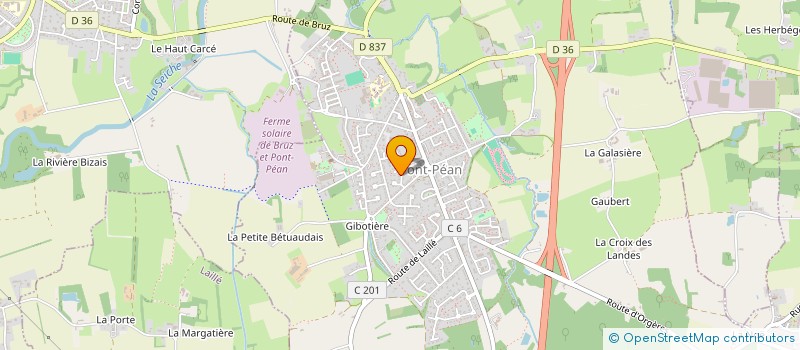 localisation de l'entreprise AXOS  PONT-PEAN