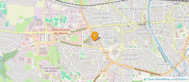 localisation de l'entreprise AXOS INTERNATIONAL à LAVAL