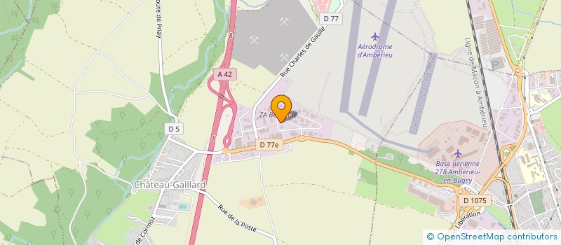 localisation de l'entreprise AXOU  CHATEAU-GAILLARD