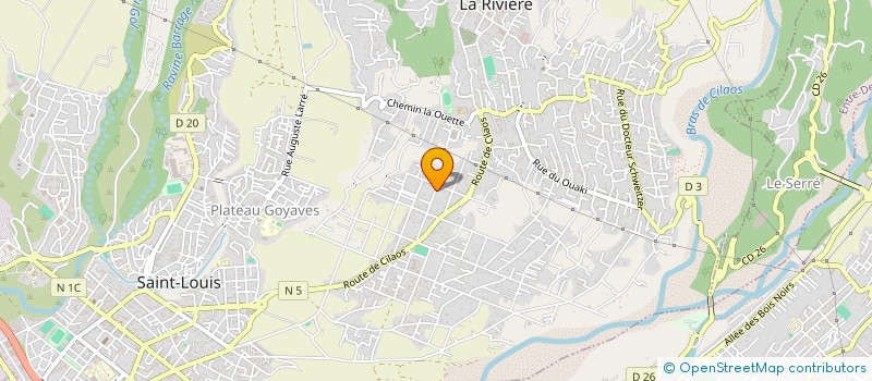 localisation de l'entreprise AXP LOCATION à SAINT-LOUIS