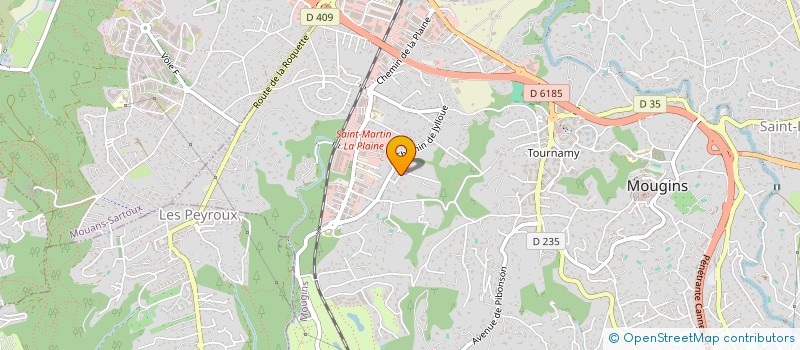 localisation de l'entreprise AXPA à MOUGINS