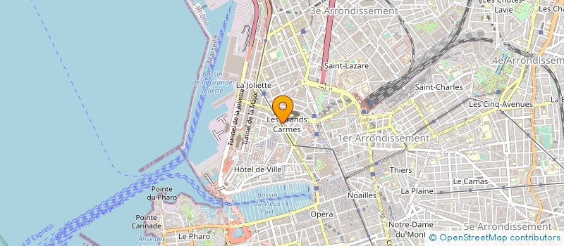 localisation de l'entreprise AXPROM à MARSEILLE