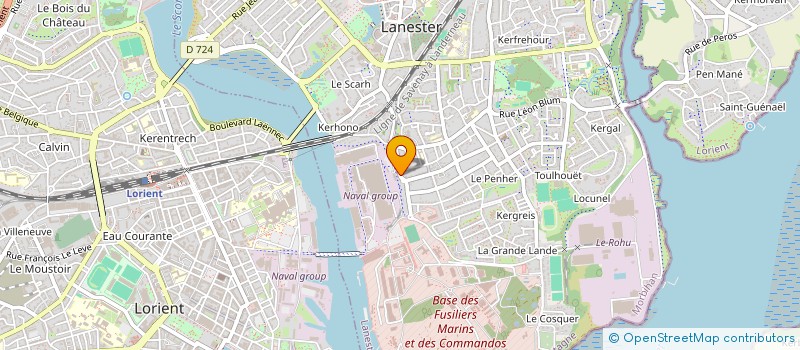 localisation de l'entreprise AXRENOV 56  LORIENT