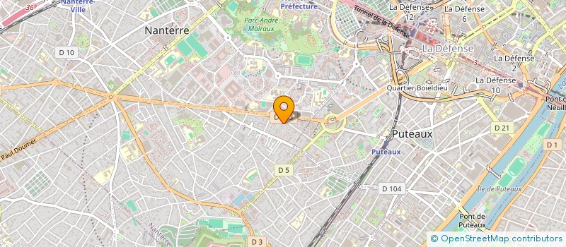 localisation de l'entreprise AXSANA IMMO  NANTERRE