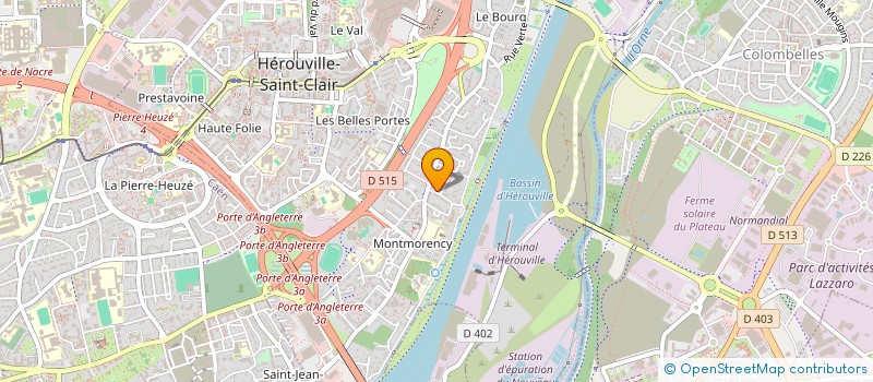 localisation de l'entreprise AXSCIENCES  HEROUVILLE-SAINT-CLAIR