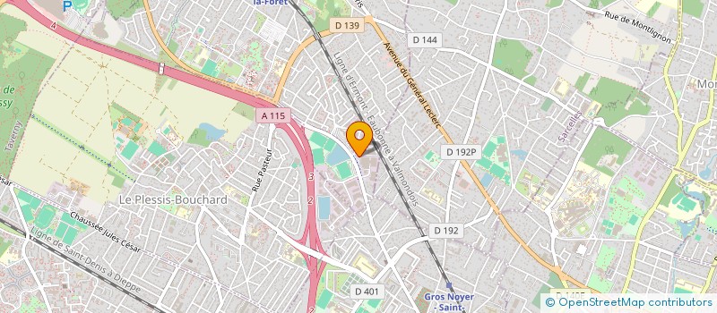 localisation de l'entreprise AXSIS à SAINT-LEU-LA-FORET