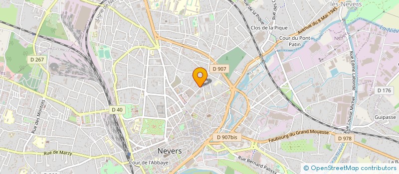 localisation de l'entreprise AXSIS SARL à NEVERS