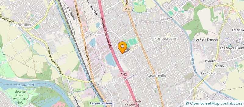 localisation de l'entreprise AXSOFT à AUCAMVILLE