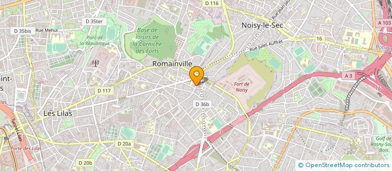 localisation de l'entreprise AXSOL à ROMAINVILLE