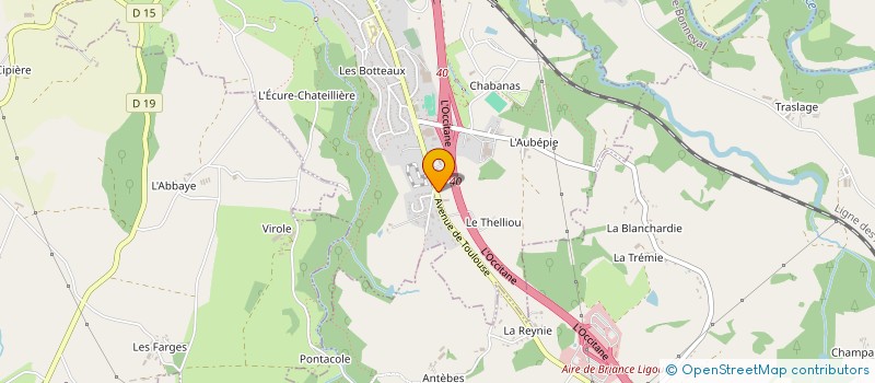 localisation de l'entreprise AXTER 87 MATERIAUX à PIERRE-BUFFIERE