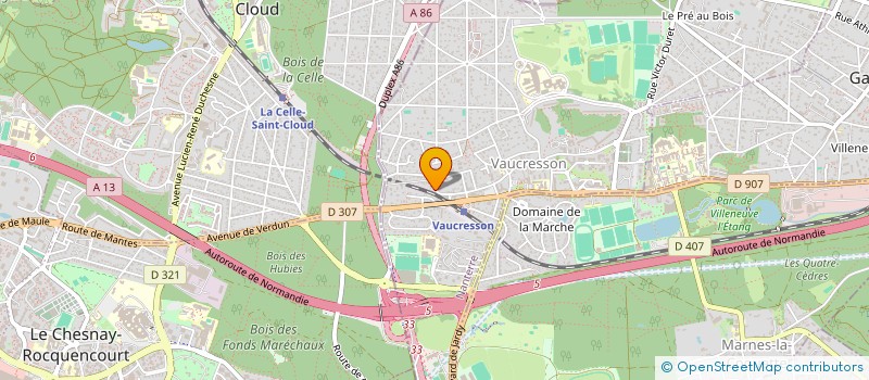 localisation de l'entreprise AXTER AUTOMATION à VAUCRESSON