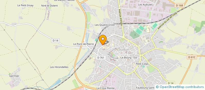 localisation de l'entreprise AXTER COMMUNICATION  LOUDUN