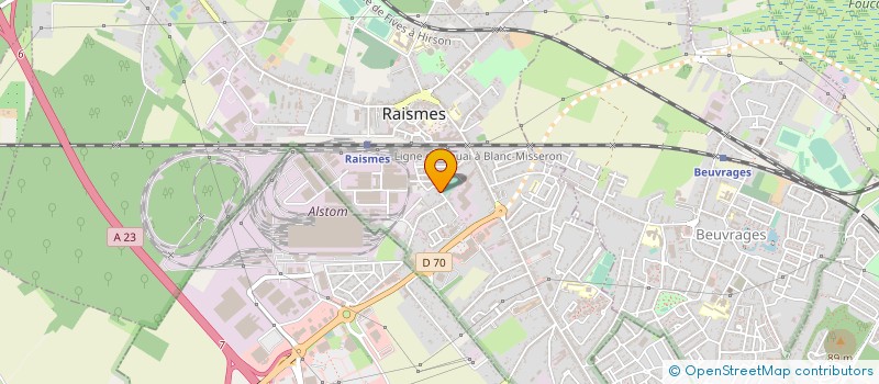 localisation de l'entreprise AXTIN  RAISMES