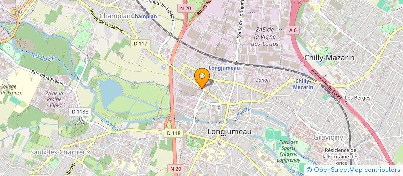 localisation de l'entreprise AXTO  CHAMPLAN