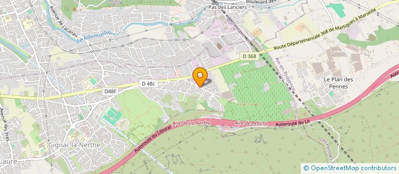 localisation de l'entreprise AXTP -AVARELLO XERRI TRAVAUX PUBLICS à GIGNAC-LA-NERTHE