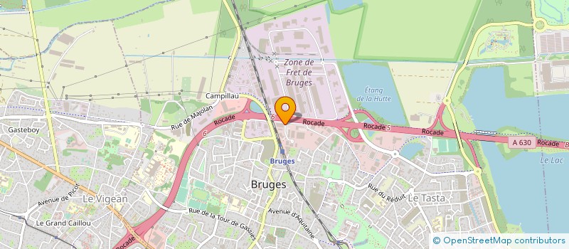 localisation de l'entreprise AXTREAM GROUPE à BRUGES