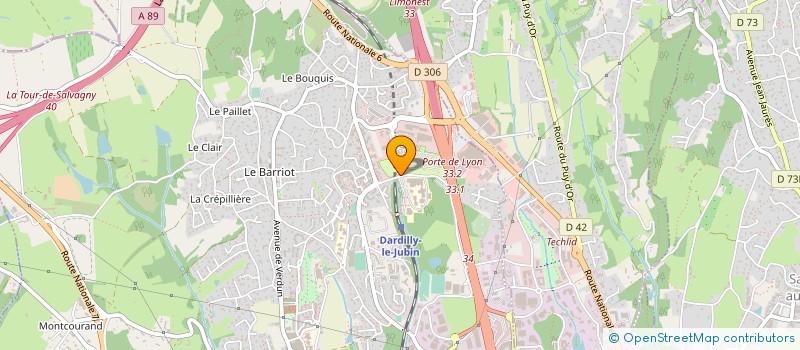 localisation de l'entreprise AXULLEV  DARDILLY