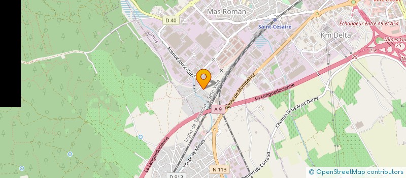 localisation de l'entreprise AXUP SERVICES  NIMES