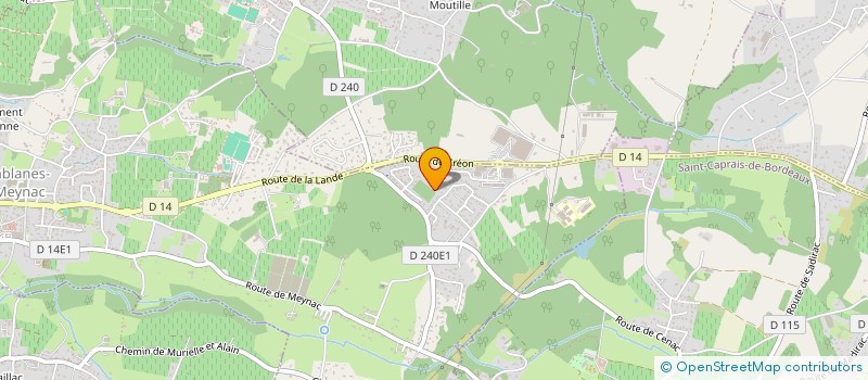 localisation de l'entreprise AXURIT  CAMBLANES-ET-MEYNAC