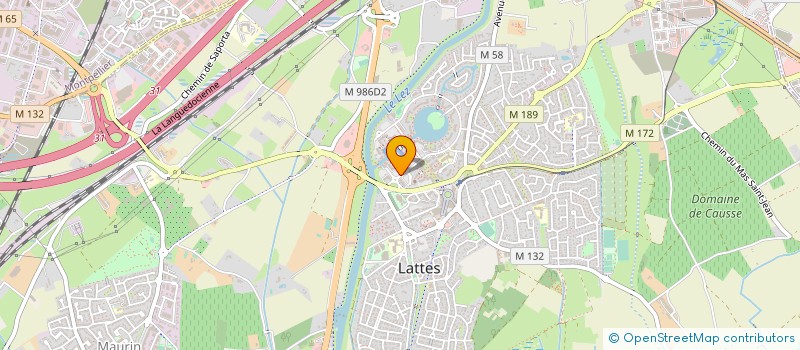 localisation de l'entreprise AXUS ENTRETIEN à LATTES